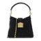 Gucci GG Black Embossed Pebbled Leather Gold Chain Shoulder Bag - Image 1 of 5