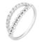 APMG 14K White Gold 1/3 CTW Diamond & Bead Openwork Ring - Image 2 of 4