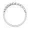 APMG 14K White Gold 1/3 CTW Diamond & Bead Openwork Ring - Image 3 of 4