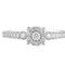 APMG 14K White Gold 1/4 CTW Diamond Infinity Ring - Image 1 of 4