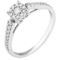 APMG 14K White Gold 1/4 CTW Diamond Infinity Ring - Image 2 of 4
