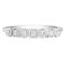 APMG 14K White Gold 1/4 CTW Diamond Bezel & Prong Link Ring - Image 1 of 4