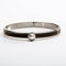 Halcyon Days 6mm - Skinny Cabochon Pearl Hinged Bangle - Image 1 of 2