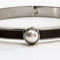 Halcyon Days 6mm - Skinny Cabochon Pearl Hinged Bangle - Image 2 of 2