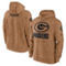 Nike Men's Brown Green Bay Packers 2023 Salute To Service Club Pullover Hoodie - Image 2 of 4