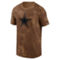 Nike Men's Brown Dallas Cowboys 2023 Salute To Service Sideline T-Shirt - Image 3 of 4