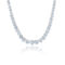 Crislu Classic Small Graduated Tennis Necklace Finished in Pure Platinum - Image 1 of 2
