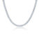 Crislu Princess Cut 3mm Tennis Necklace Finished in 18kt Yellow Gold - Image 2 of 2