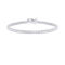 Crislu classic small princess tennis bracelet finished in 18kt yellow gold - Image 1 of 2