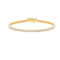 Crislu classic small brilliant tennis bracelet finished in 18kt yellow gold - Image 1 of 2