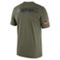 Nike Men's Olive Arkansas Razorbacks Military Pack T-Shirt - Image 4 of 4