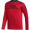 adidas Men's Red Chicago Blackhawks AEROREADY® Long Sleeve T-Shirt - Image 3 of 4