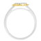 APMG 14K White & Yellow Gold 1/4 CTW Diamond Heart Cluster Ring - Image 3 of 4