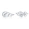 Bella Silver Sterling Silver Angel Wing Stud Earrings - Image 1 of 2
