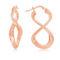 Bella Silver Sterling Silver Large Script Infinity Design Earrings - Image 1 of 2