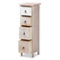 Baxton Studio Seanna Multi-Colored Wood 4-Drawer Storage Unit - Image 2 of 5