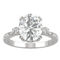 Charles & Colvard 3.14cttw Moissanite Oval Engagement Ring in 14k White Gold - Image 1 of 5