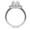 Charles & Colvard 3.14cttw Moissanite Oval Engagement Ring in 14k White Gold - Image 3 of 5