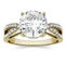 Charles & Colvard 2.92cttw Moissanite Engagement Ring in 14k Yellow Gold - Image 1 of 5