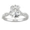 Charles & Colvard 3.10cttw Moissanite Radiant Engagement Ring in 14k White Gold - Image 1 of 5
