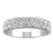 Charles & Colvard 1.00cttw Moissanite Two-Row Band in 14k White Gold - Image 1 of 5