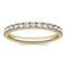 Charles & Colvard 0.38cttw Moissanite Wedding Band in 14k Yellow Gold - Image 1 of 5