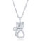 Bella Silver, Sterling Silver Cat Pendant Necklace - Image 1 of 2