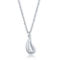 Diamonds D'Argento Sterling Silver 0.009cttw Teardrop Necklace - Image 1 of 3