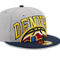 New Era Men's Gray/Navy Denver Nuggets Tip-Off Two-Tone 59FIFTY Fitted Hat - Image 4 of 4
