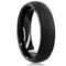 Black Plated Tungsten 6mm Ring - Matte Finish - Image 2 of 3