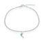 Caribbean Treasures Sterling Silver Larimar Dolphin Anklet - Image 1 of 2