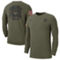 Nike Men's Olive Georgia Bulldogs Military Pack Long Sleeve T-Shirt - Image 1 of 4