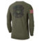 Nike Men's Olive Georgia Bulldogs Military Pack Long Sleeve T-Shirt - Image 4 of 4