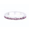 Sterling Silver Crystal Birthstone Eternity Ring - Image 1 of 2