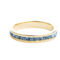 18K Gold over Sterling Silver Birthstone Eternity Ring - Image 1 of 2