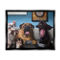 Stupell Black Floater Framed Funny Dogs Playing Video Games, 17x21 - Image 1 of 5