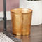 CosmoLiving by Cosmopolitan Glam Gold Metal Small Waste Bin - Image 4 of 5