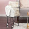 Morgan Hill Home Industrial White Metal Storage Cart - Image 2 of 5
