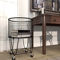 Morgan Hill Home Industrial White Metal Storage Cart - Image 4 of 5