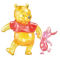 BePuzzled 3D Crystal Puzzle Disney Winnie the Pooh and Piglet (Multi-color): 57 Pcs - Image 1 of 5