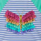 Andy & Evan Infant Girls Butterfly Applique Rashguard Set - Image 5 of 5