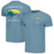 Image One Men's Light Blue Michigan Wolverines State Scenery Comfort Colors T-Shirt - Image 1 of 4