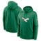 Nike Men's Kelly Green Philadelphia Eagles Rewind Club Logo Pullover Hoodie - Image 1 of 4