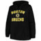 Profile Women's Black Boston Bruins Plus Size Arch Over Logo Pullover Hoodie - Image 3 of 4