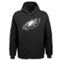 Outerstuff Youth Black Philadelphia Eagles Team Logo Pullover Hoodie - Image 1 of 2