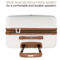 BADGLEY MISCHKA Grace 3 Piece Expandable Retro Luggage Set - Image 4 of 5