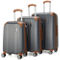 Miami CarryOn Collins 3 Piece Expandable Retro Spinner Luggage Set - Image 1 of 5