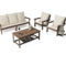 Inspired Home Hanan Outdoor 4pc Seating Group - Image 4 of 5