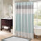 Madison Park Eastridge Faux Silk Shower Curtain - Image 1 of 5