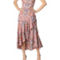 Womens Embroidered Midi Wrap Dress - Image 1 of 2